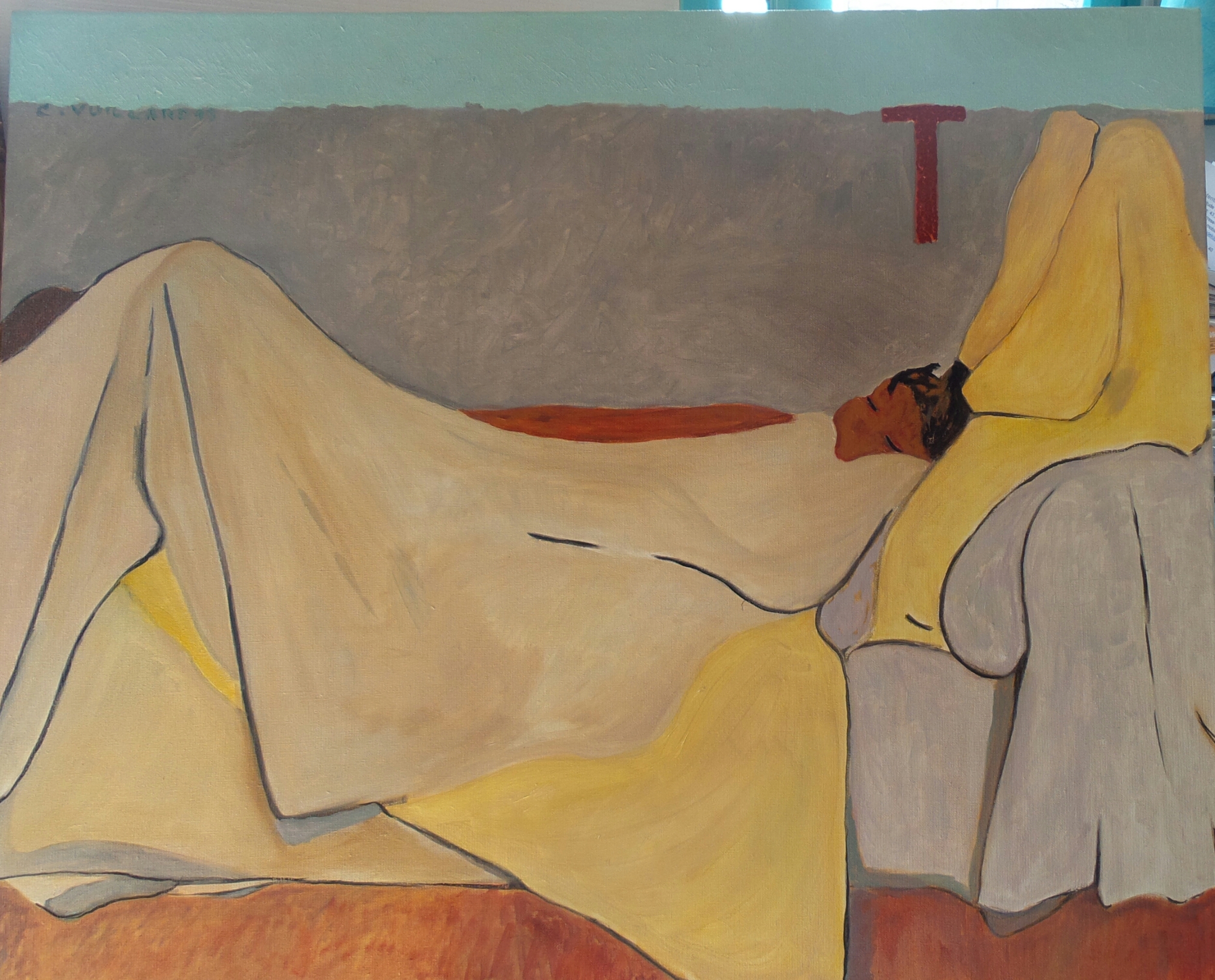 le lit Vuillard 81 x 65 cm